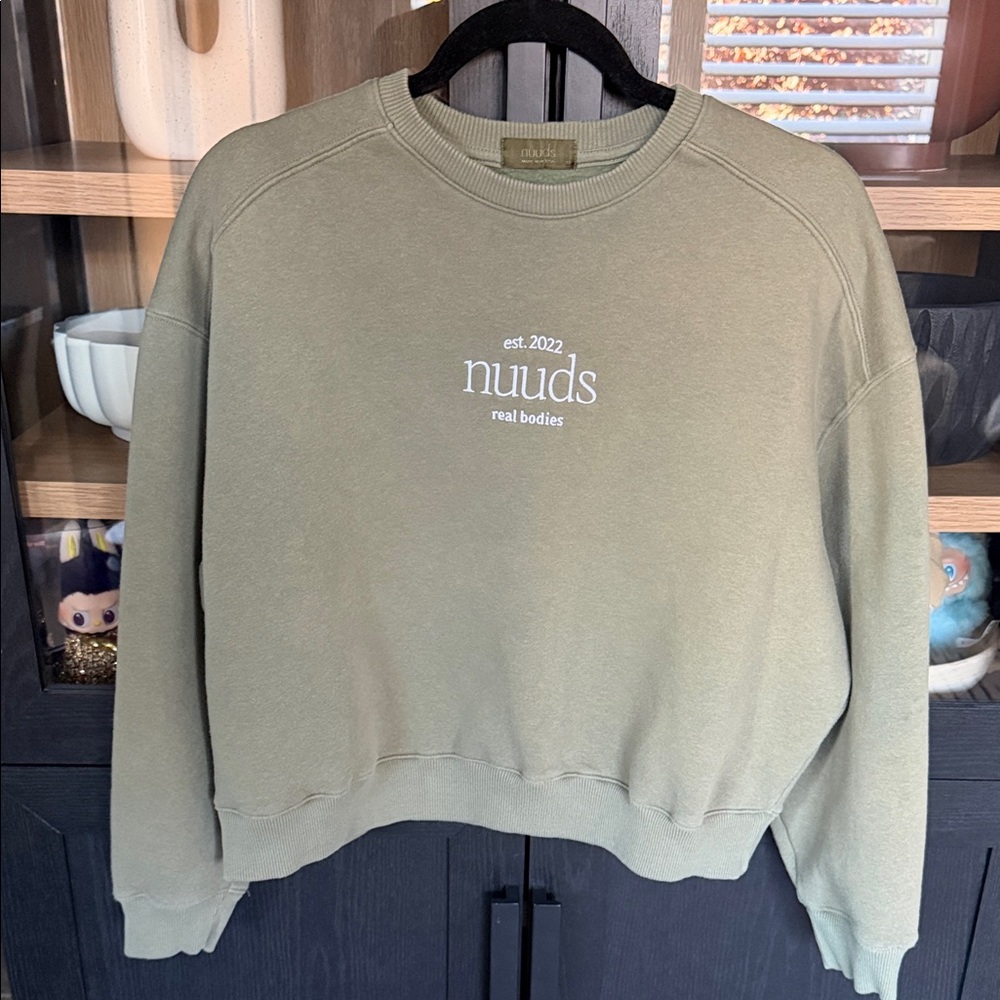 Nuuds Olive Crewneck Sweater